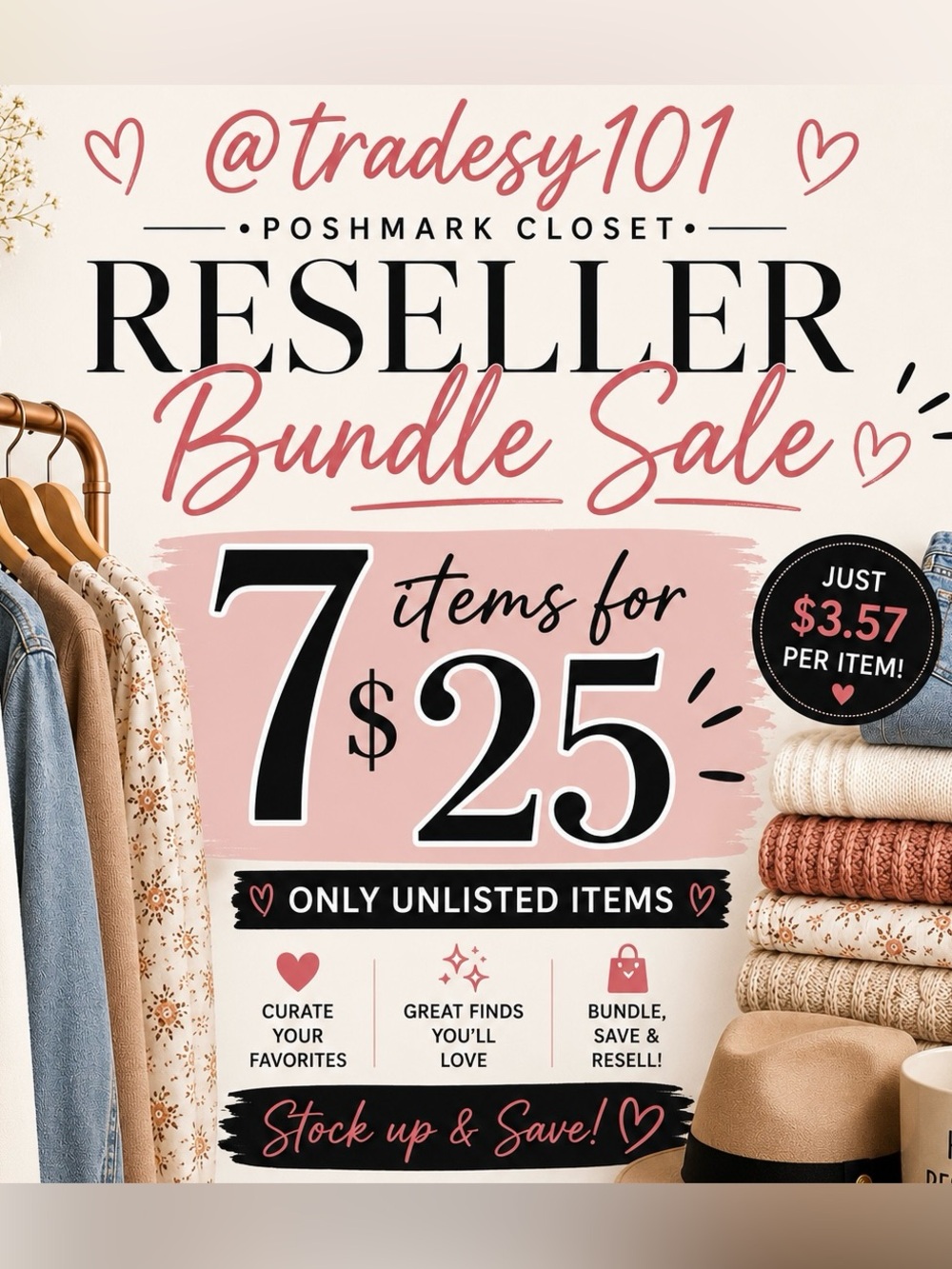 ONE BOX, 7 items for $25 UNLISTED, LIVE SHOW ONLY